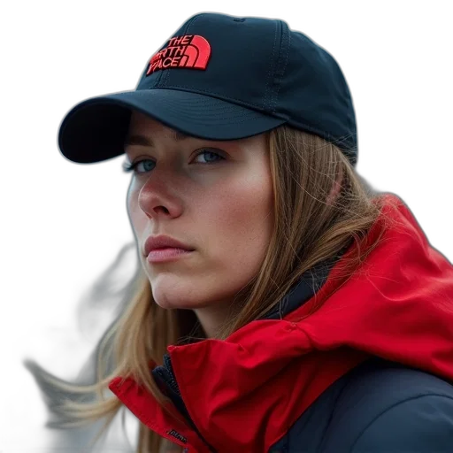 jacket, hat, staff, face transparent PNG cut-out