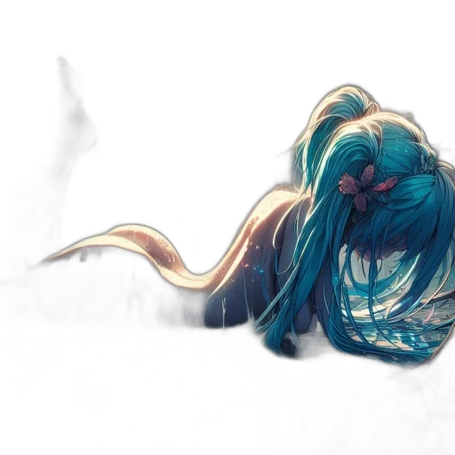 creature, dragon, hair, mask transparent PNG cut-out