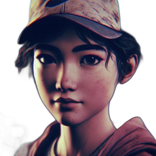 hat, face, staff, weapon transparent PNG cut-out