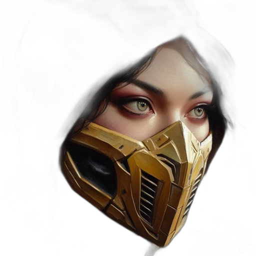 mask, face, weapon, robot transparent PNG cut-out