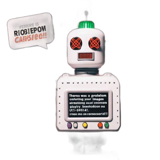 robot, 3d render, concept art, pixel art transparent PNG cut-out