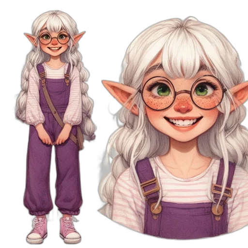 concept art, fantasy art, watercolor, pixel art transparent PNG cut-out