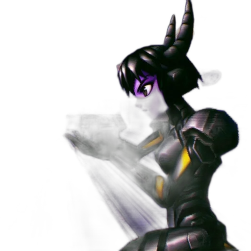 robot, dragon, staff, weapon transparent PNG cut-out