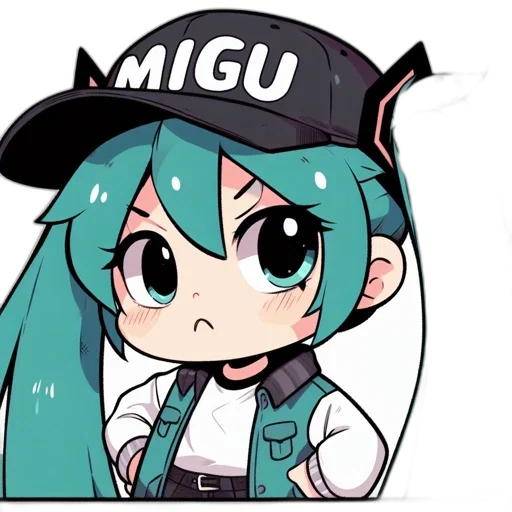 hat, staff, anime, cartoon transparent PNG cut-out