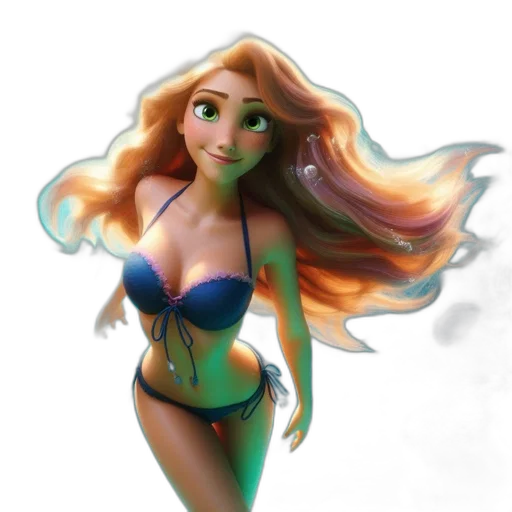 dress, fantasy art, watercolor, concept art transparent PNG cut-out