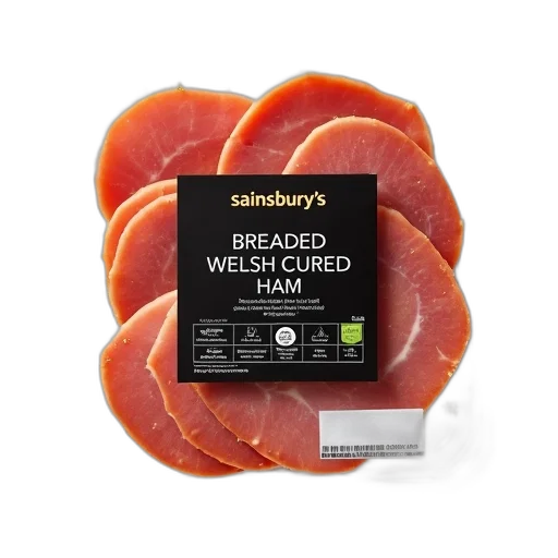 food, pack, sliced, ham transparent PNG cut-out