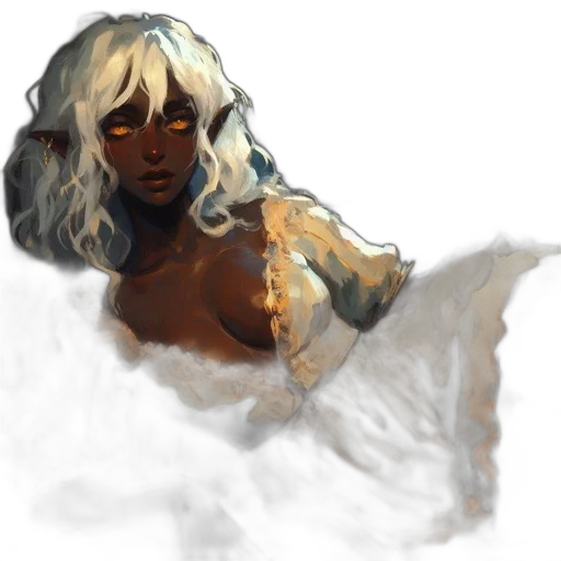 dress, face, concept art, fantasy art transparent PNG cut-out
