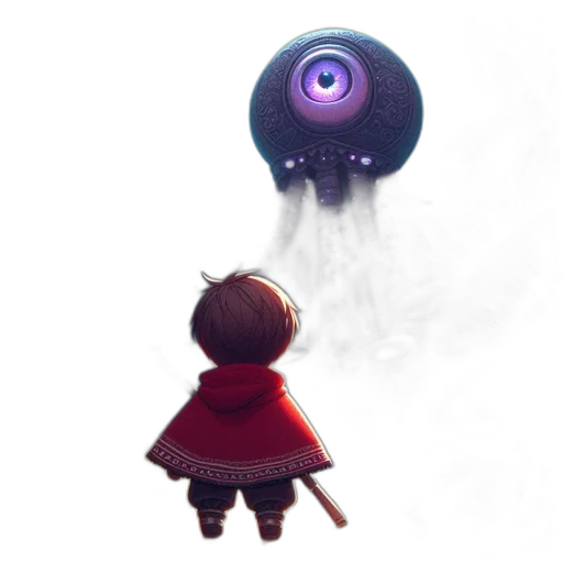 robot, weapon, umbrella, creature transparent PNG cut-out