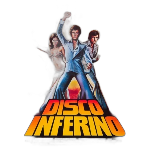 fire, film, poster, disco transparent PNG cut-out