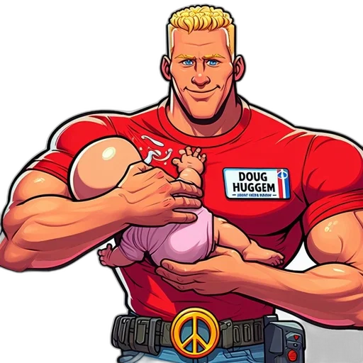 weapon, robot, comic book art, cartoon transparent PNG cut-out