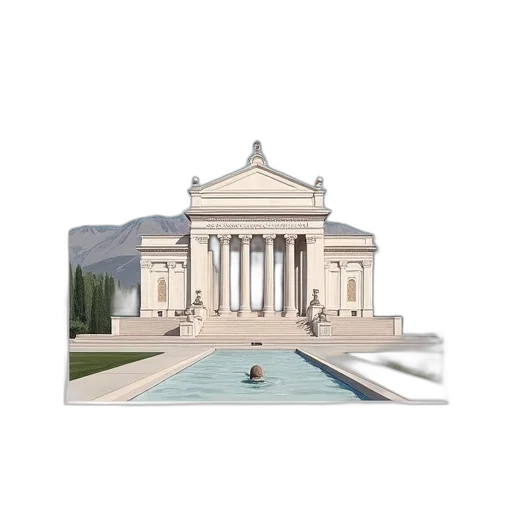 building, photorealistic, 3d render, concept art transparent PNG cut-out
