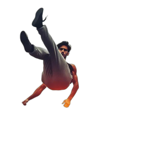 shoes, jacket, 3d render, pixel art transparent PNG cut-out
