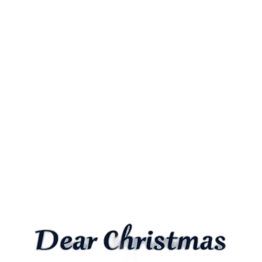 snowy, road, dear, christmas transparent PNG cut-out