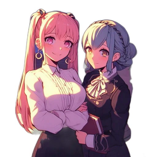 dress, staff, crown, weapon transparent PNG cut-out