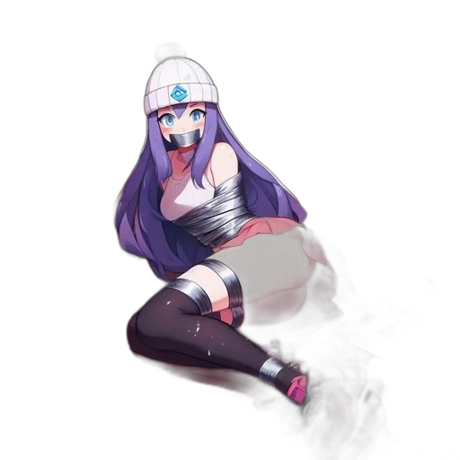 robot, dress, hat, creature transparent PNG cut-out