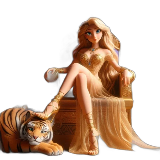 fantasy art, concept art, 3d render, comic book art transparent PNG cut-out