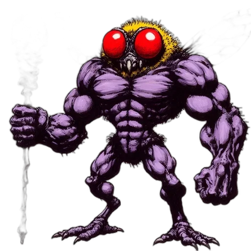 creature, robot, mask, staff transparent PNG cut-out