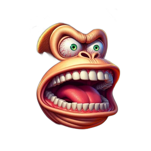 face, animal, creature, mask transparent PNG cut-out