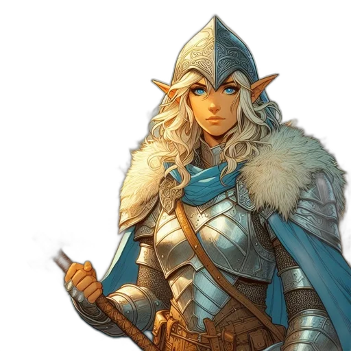 sword, dragon, staff, fantasy art transparent PNG cut-out