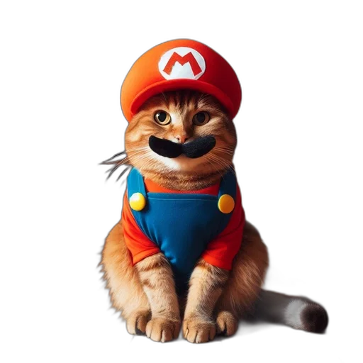 animal, hat, creature, staff transparent PNG cut-out