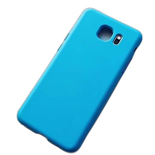 3d render, blue, silicon, rubber transparent PNG cut-out