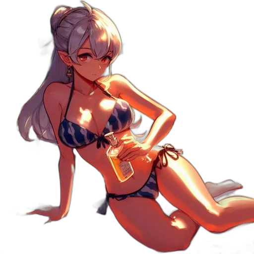 weapon, staff, dress, robot transparent PNG cut-out