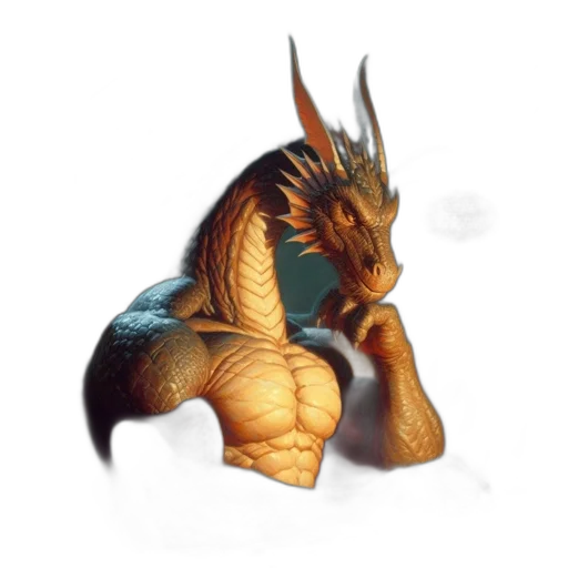 dragon, creature, animal, mask transparent PNG cut-out