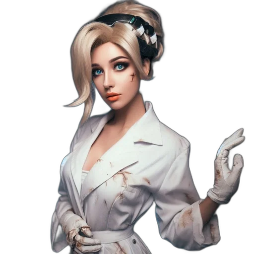 staff, face, robot, jacket transparent PNG cut-out