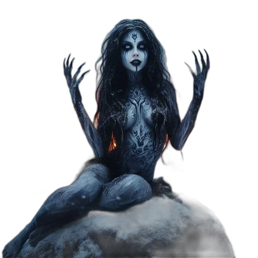 creature, concept art, fantasy art, 3d render transparent PNG cut-out