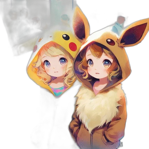 mask, watercolor, anime, 3d render transparent PNG cut-out