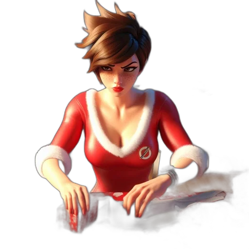 staff, dress, jewelry, face transparent PNG cut-out