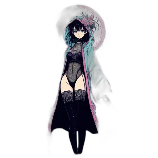 dress, mask, jacket, hat transparent PNG cut-out