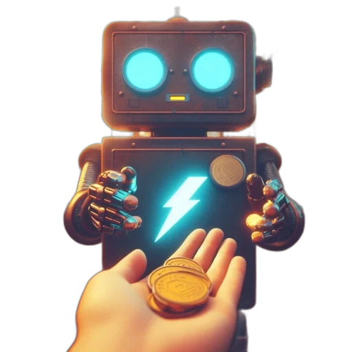 robot, weapon, staff, jewelry transparent PNG cut-out