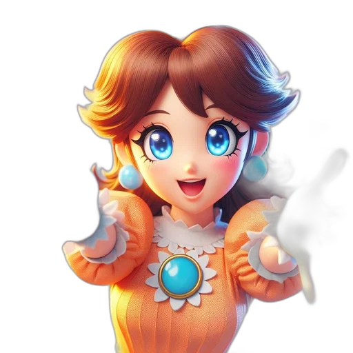 dress, staff, jewelry, crown transparent PNG cut-out