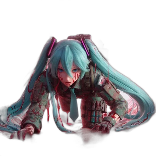 creature, robot, weapon, face transparent PNG cut-out