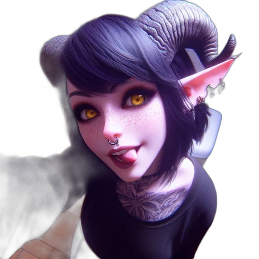 creature, staff, dragon, face transparent PNG cut-out