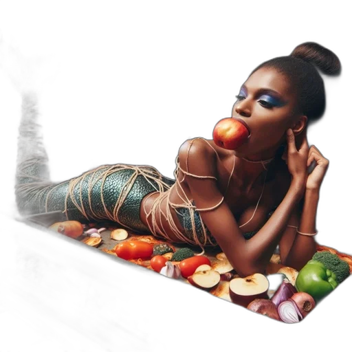 food, jewelry, dress, photorealistic transparent PNG cut-out