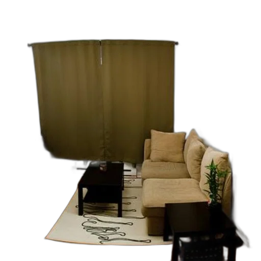 furniture, umbrella, 3d render, photorealistic transparent PNG cut-out