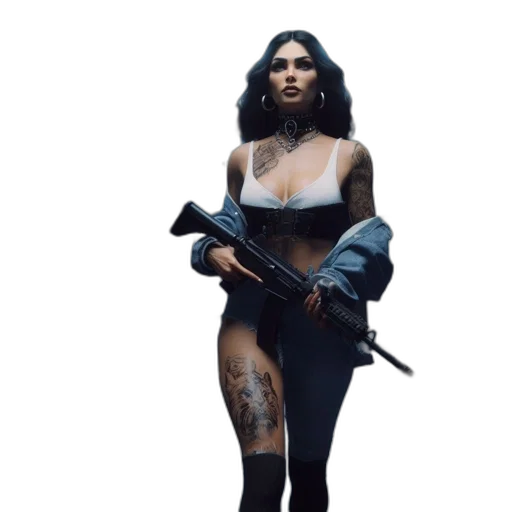 weapon, dress, staff, concept art transparent PNG cut-out