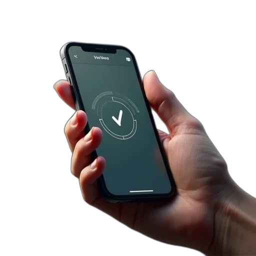 two, step, verification, phone transparent PNG cut-out