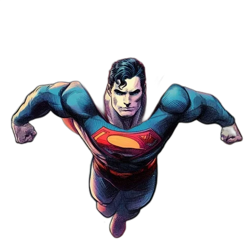 comic book art, concept art, cartoon, pixel art transparent PNG cut-out