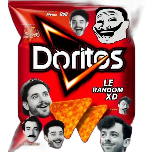 food, mask, vaporwave, humorous transparent PNG cut-out