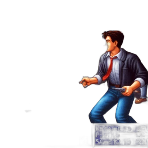 jacket, robot, furniture, pixel art transparent PNG cut-out