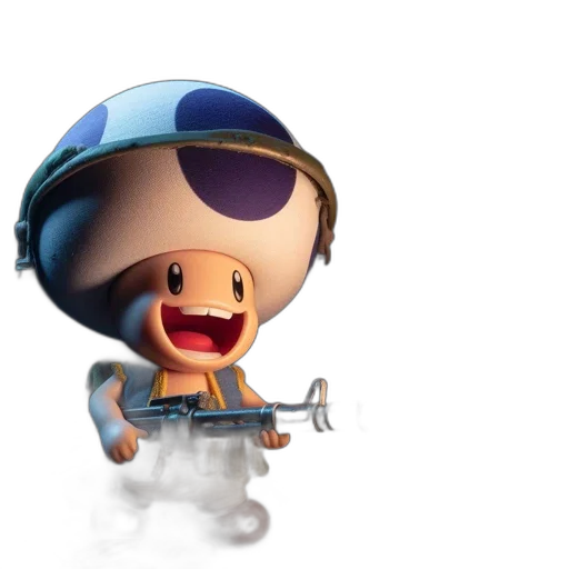 hat, staff, creature, face transparent PNG cut-out