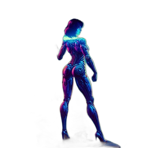 robot, dress, creature, jacket transparent PNG cut-out