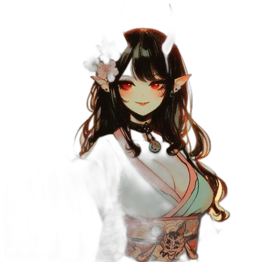 staff, dress, flower, crown transparent PNG cut-out