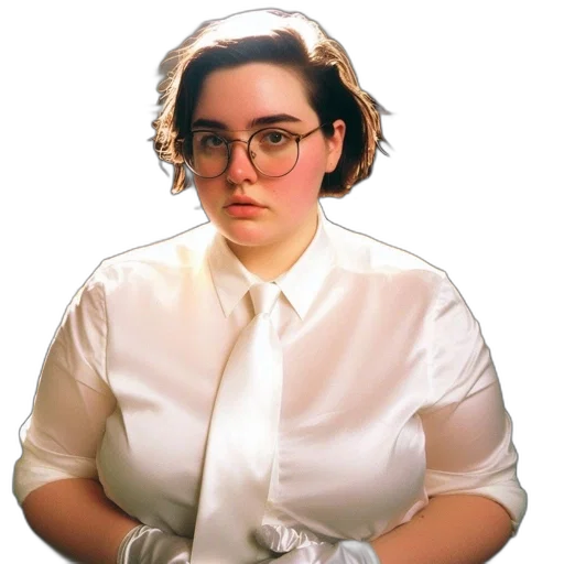 staff, dress, jacket, face transparent PNG cut-out