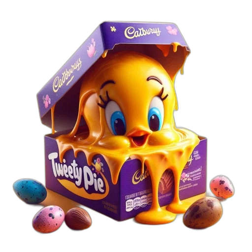 food, creature, 3d render, creative transparent PNG cut-out