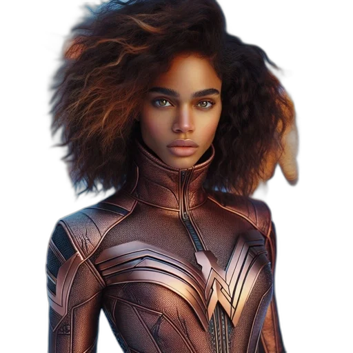 hair, dress, comic book art, concept art transparent PNG cut-out