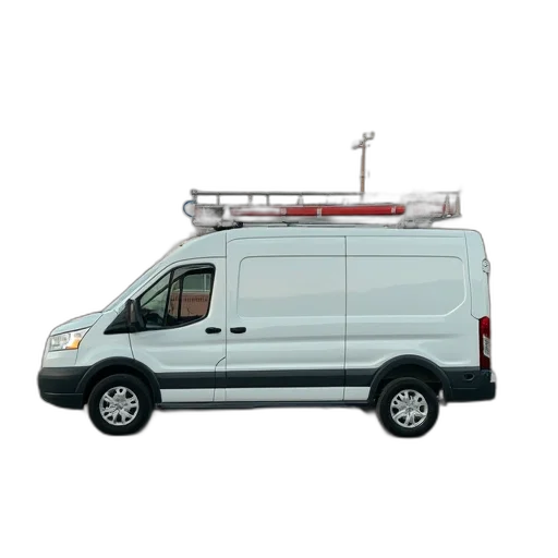 staff, car, 3d render, white transparent PNG cut-out